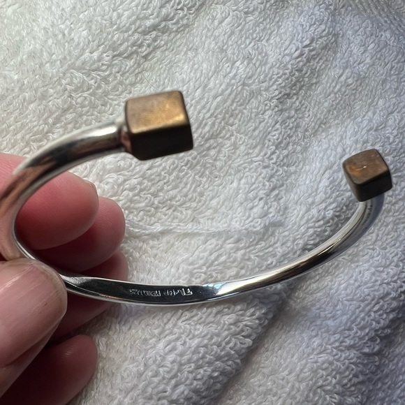 Vintage Taxco Sterling Silver bracelet cuff - Picture 4 of 11